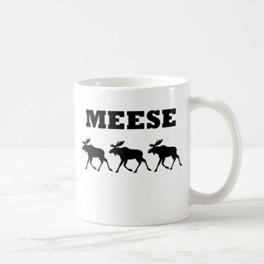 3 MeeseのおもしろTシャツ コーヒーマグカップ (右)
