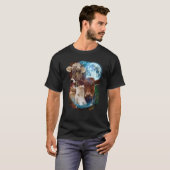 3 Moon Cow Livestock Cattle Animal Tシャツ (正面フル)