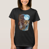 3 Moon Jaguar Genus Panther Cat Animal Tシャツ (正面)