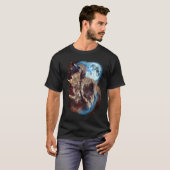 3 Moon Rhinoceros Rhino Graphic Animal Tシャツ (正面フル)