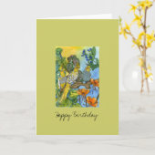 3 Muskatiels カード (黄色い花)