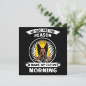 3 My Dogs Are The Reason I Wake Up Every Morning 招待状 (スタンド正面)