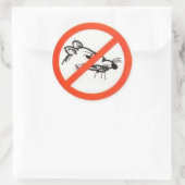 3" No Ratシール ラウンドシール (バッグ)