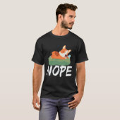 3 Nope - コーギー Tシャツ (正面フル)