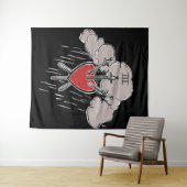 3 of Swords ラブハートタロットイラストリー スリー タペストリー (インサイチュ(横))