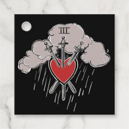 3 of Swords ラブハートタロットイラストリー フェイバータグ