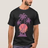 3 Palm Sunset friend Tシャツ (正面)