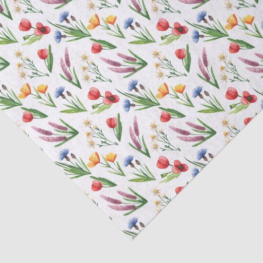 3 Pcs | Watercolor Dutch Still Life Wildflowers 薄葉紙 (詳細)