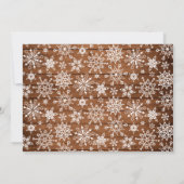 3 PHOTOクリスマスブ素朴ラウン木材グリーティングボー シーズンカード (裏面)