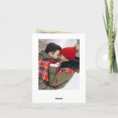 3 PHOTOゴールデンモダンクリスマスグリーティング シーズンカード (裏面)