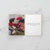 3 PHOTOゴールデンモダンクリスマスグリーティング シーズンカード (内部)