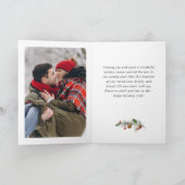 3 PHOTOゴールデンモダンクリスマスグリーティング シーズンカード (内部)