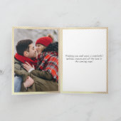 3 PHOTOゴールデンモダンクリスマスグリーティング シーズンカード (内部)