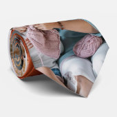 3 Photo カスタマイズ Collage ネクタイ (ロール)