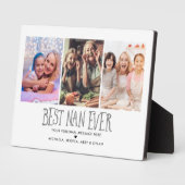 3-Photo 最高の Nan Ever Tabletopプラーク フォトプラーク (側面)