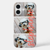 3 Photo Collage – 水平写真スクリプト名 Case-Mate iPhoneケース (裏面)