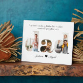 3 Photo Collage Geschenk zum Vatertag フォトプラーク (側面)