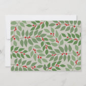 3 Photo Collage - Joyful Season's Greetings Berry シーズンカード (裏面)