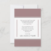 3 Photo Dkバラベビーシャワー |誕生アナウンス サンキューカード (裏面)