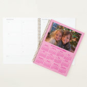 3 Photo Pink 2026 Calendar プランナー手帳 (ディスプレー)