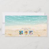 3-Photo Sand is the New Snow Tropical Holiday Card (裏面)