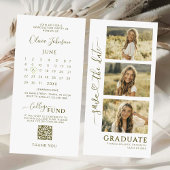 3 Photo Strip卒業の日付の保存 | QRコード セーブザデート