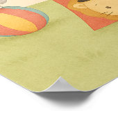 3 Ring Circus Baby Shower Welcome  ポスター (角)