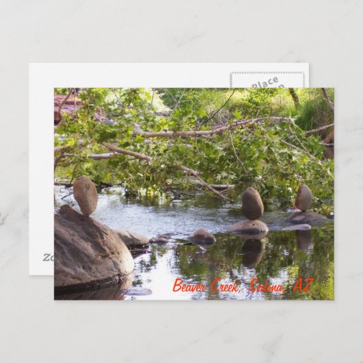 3 rocks_green ポストカード (正面/裏面)