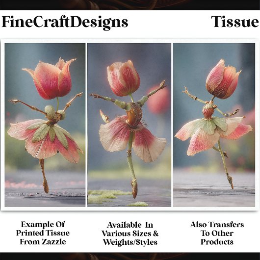 3 Shabbyシックなフラワーダンサー、バラDJ6R Decompage 薄葉紙