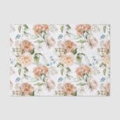 3 sheets, Dutch Still Life Floral Art Hydrangeas  薄葉紙 (正面)