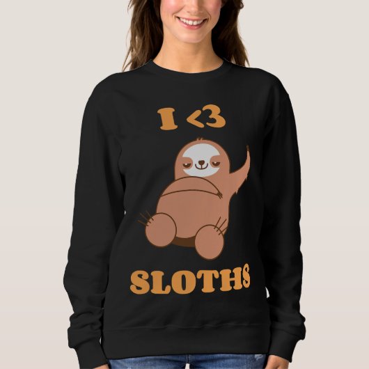 3 Sloths(&L) スウェットシャツ (正面)