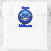 3" Square Piscopataステッカー – 愛を紹介する スクエアシール (バッグ)