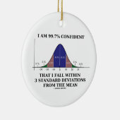 3 Standard Deviations内で99.7%の信頼できる秋 セラミックオーナメント (右)