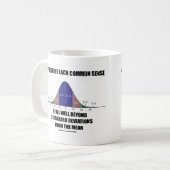 3 Std Devsをはるかに越えて欠乏の常識の秋 コーヒーマグカップ (正面左)