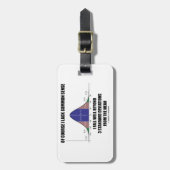 3 Std Devsをはるかに越えて欠乏の常識の秋 ラゲッジタグ (正面縦)