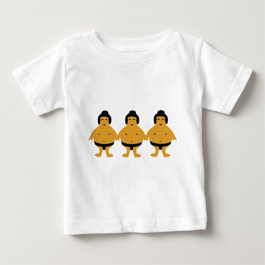 3 sumosアイコン ベビーTシャツ (正面)
