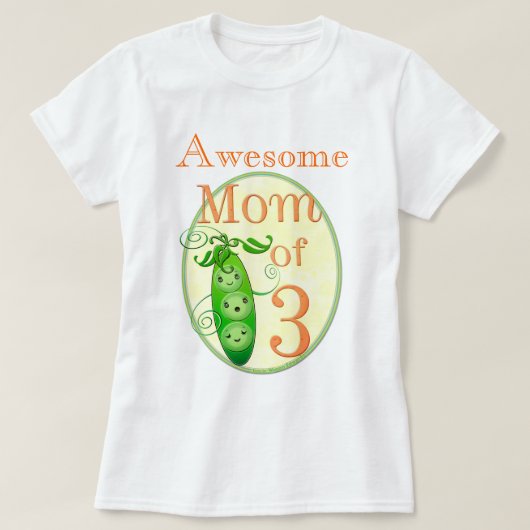 3 Tシャツの母の日のお母さん Tシャツ (デザイン正面)