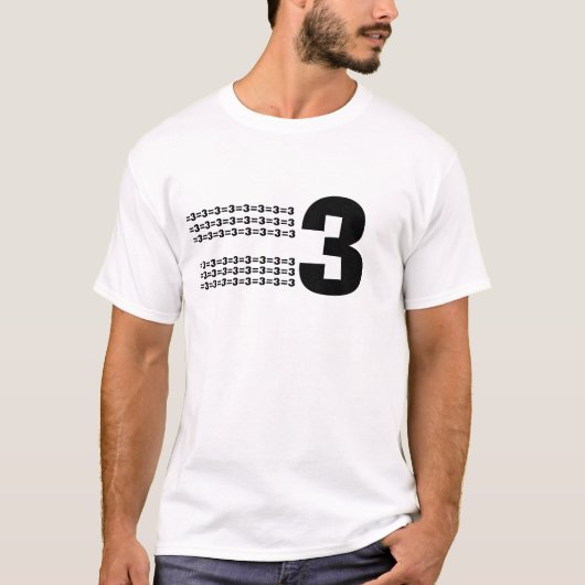 =3 Tシャツ (正面)