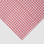 3 Tissue Sheets, Red & White Gingham Check Pattern 薄葉紙 (詳細)