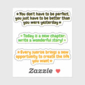3 Todays Motivational Quotes | Inspirational  シール (シート)