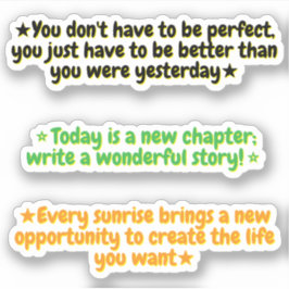 3 Todays Motivational Quotes | Inspirational  シール