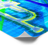 3 Trumpets Abstract ポスター (角)