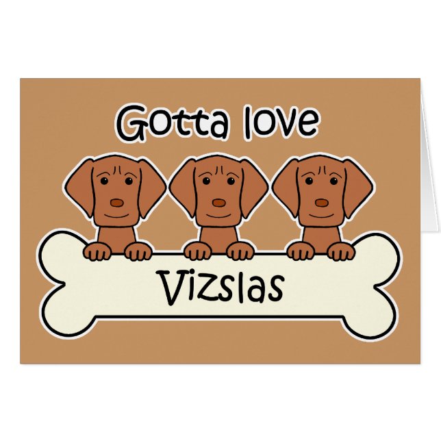 3 Vizslas (正面横)