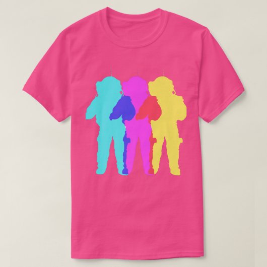 3 Way Astronaut Tシャツ (デザイン正面)
