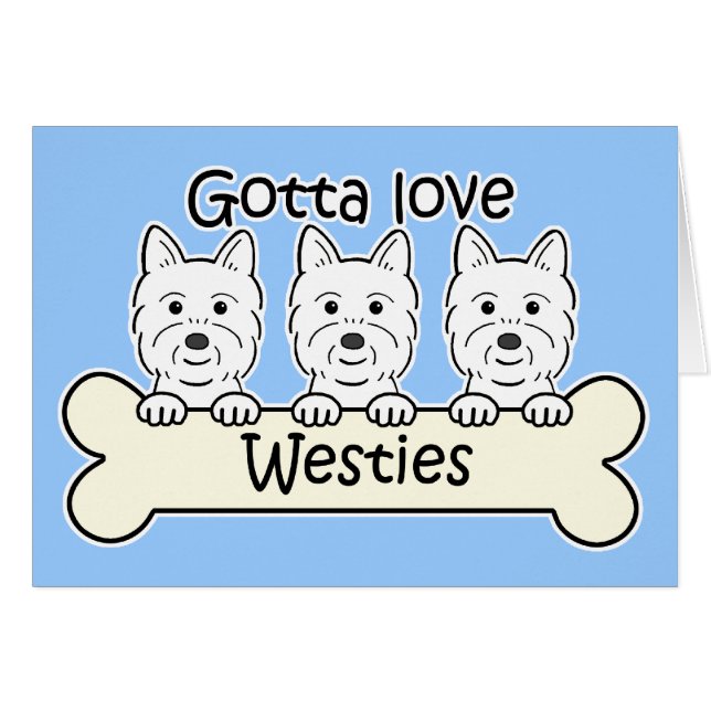 3 Westies (正面横)