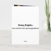 3 Wise カラフル Men Jewel Effectクリスマスカード シーズンカード (裏面)