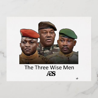 3 Wise Men AES 箔シーズンポストカード