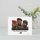 3 Wise Men AES 箔シーズンポストカード (立ち正面)