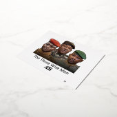 3 Wise Men AES 箔シーズンポストカード (回転した状態)