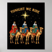 3 Wise Men Tonight We Ride Christmas  ポスター (正面)